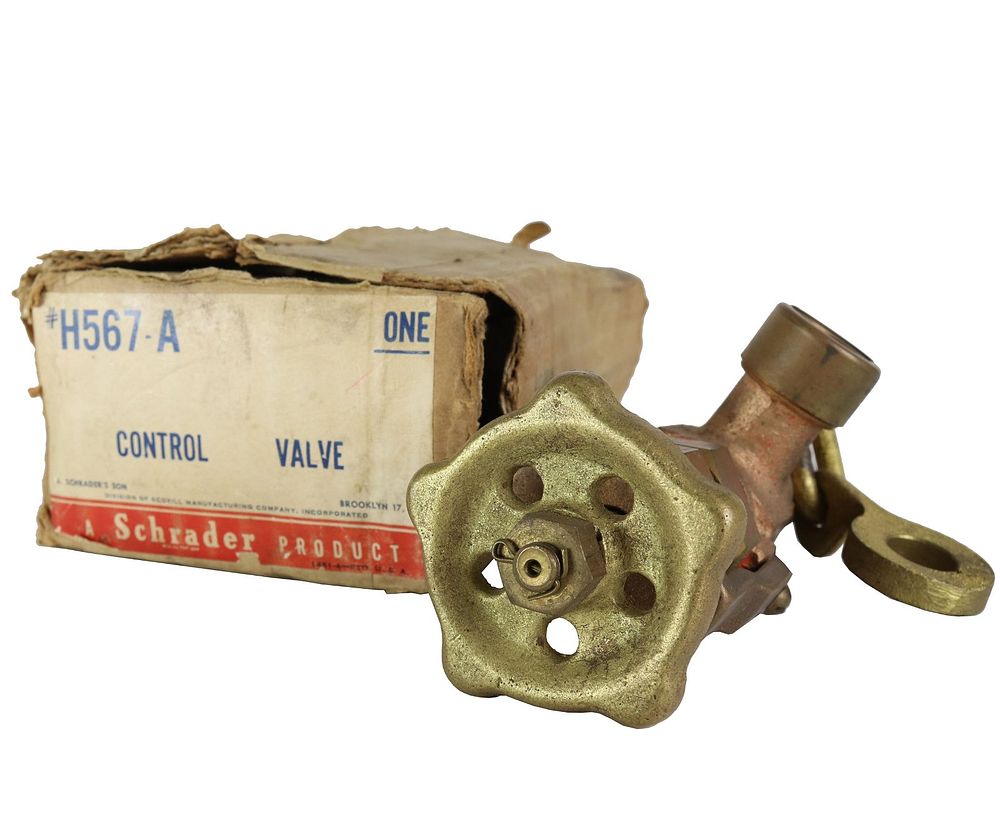 Lot 172: Mark V Divers Schrader Air Control Valve In Original Box
