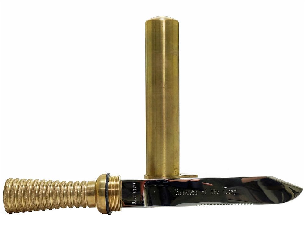 Lot 209: German Style Helmets Of The Deep Dive Knife #3 of 5