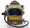 Vintage Pommec Dutch Fiberglass Diving Helmet - Unusual. This is a fascinating and visually Image - 1