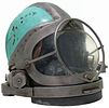 Joe Savoie Fiberglass Motorcycle Diving Helmet #57. In the 21st Century, diving helmets made by Image - 4