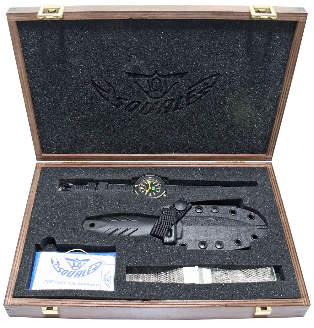 Squale Nitrox Dive Watch Limited To 100 In Presentation Case With Knife. This is an unused 
