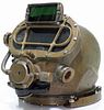 Solid Bronze Miller Model 400 Vintage Diving Helmet. In the world of commercial diving in the Image - 9