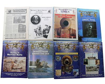 55 Issues Of The Historical Diving Times HDS-UK Journals. This is a nearly full run of 55 issues 