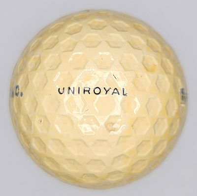 Uniroyal Hexagon Dimple #3 Vintage Golf Ball Excellent Condition. This is an excellent example 