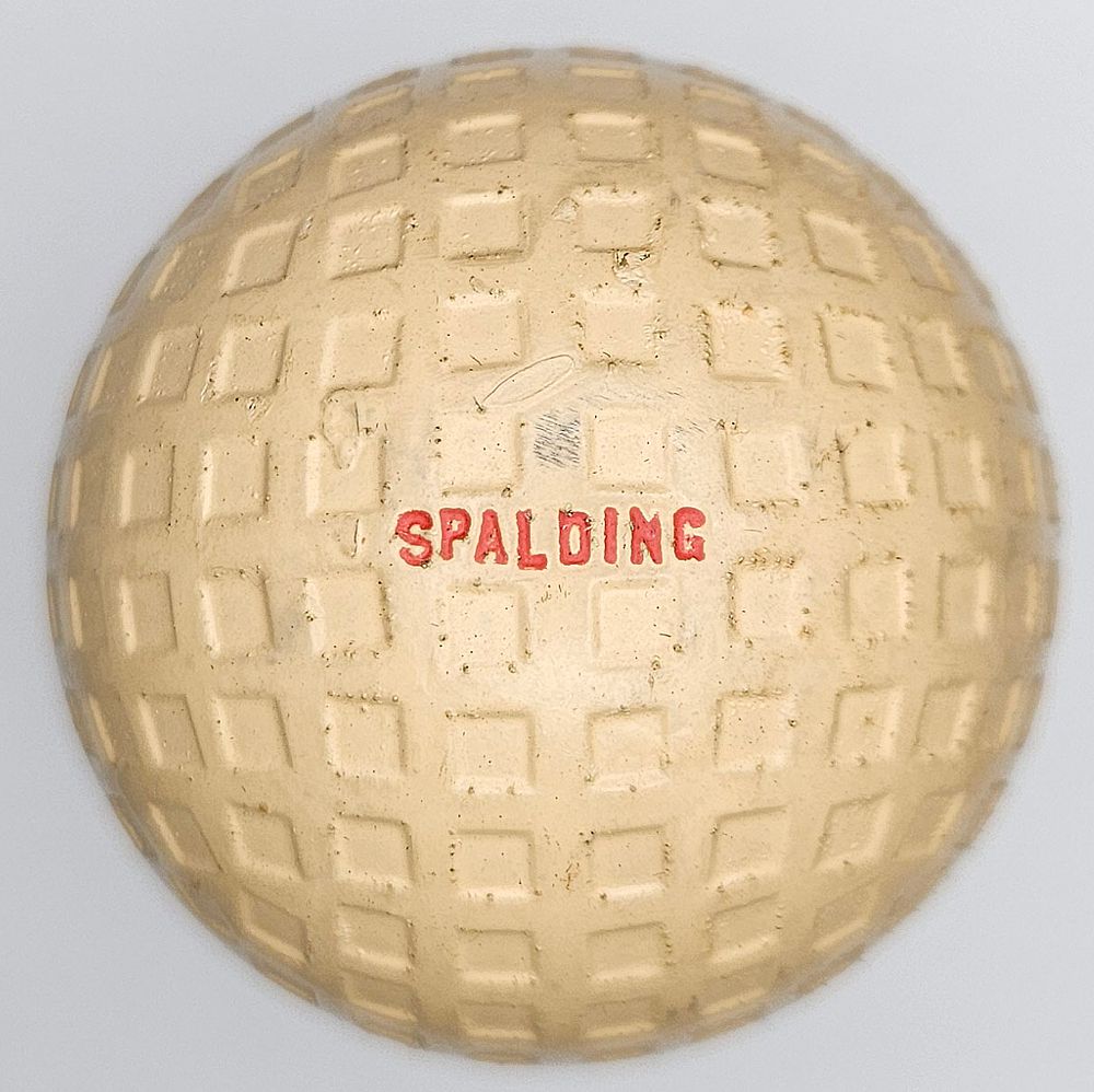 Lot 166: Spalding KRO-Flite Mesh Pattern Antique Golf Ball 1920’s