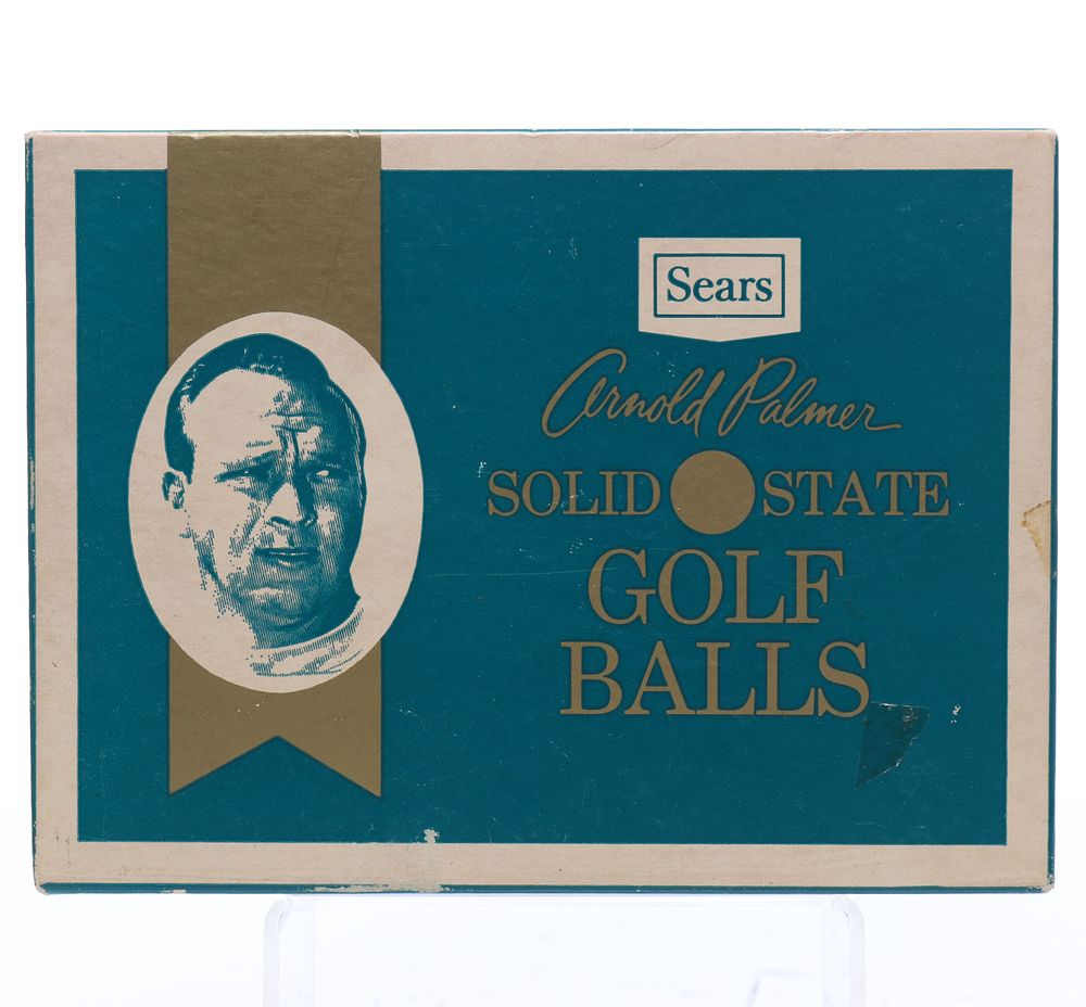 Lot 178: Arnold Palmer Sears 1960’s New Old Stock Box Golf Balls