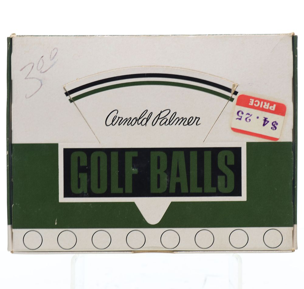 Lot 179: Arnold Palmer Charger 1970’s New Old Stock Box Golf Balls