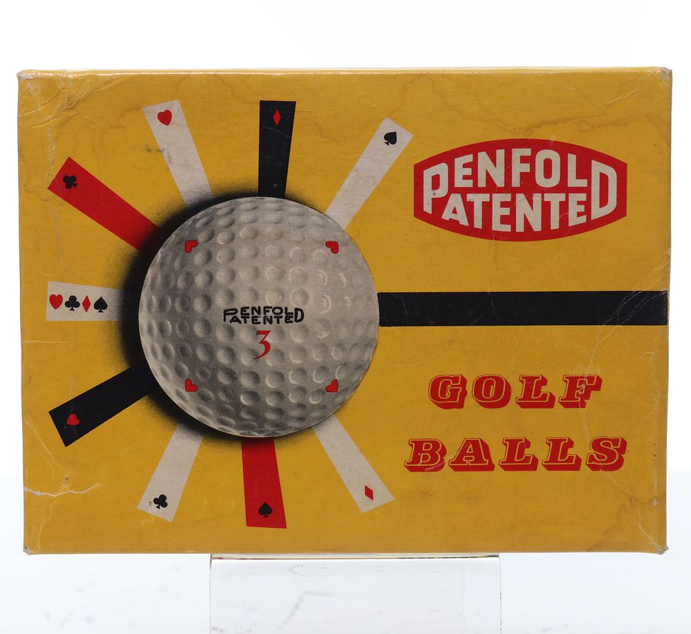 Lot 181: 1960s Penfold Patented Unopened Box Golf Balls