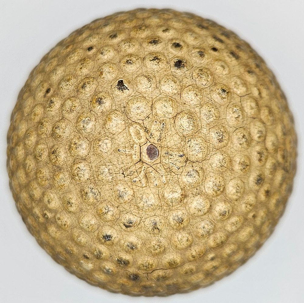 Lot 201: Why Not Henley’s Tyre & Rubber Co Bramble Antique Golf Ball