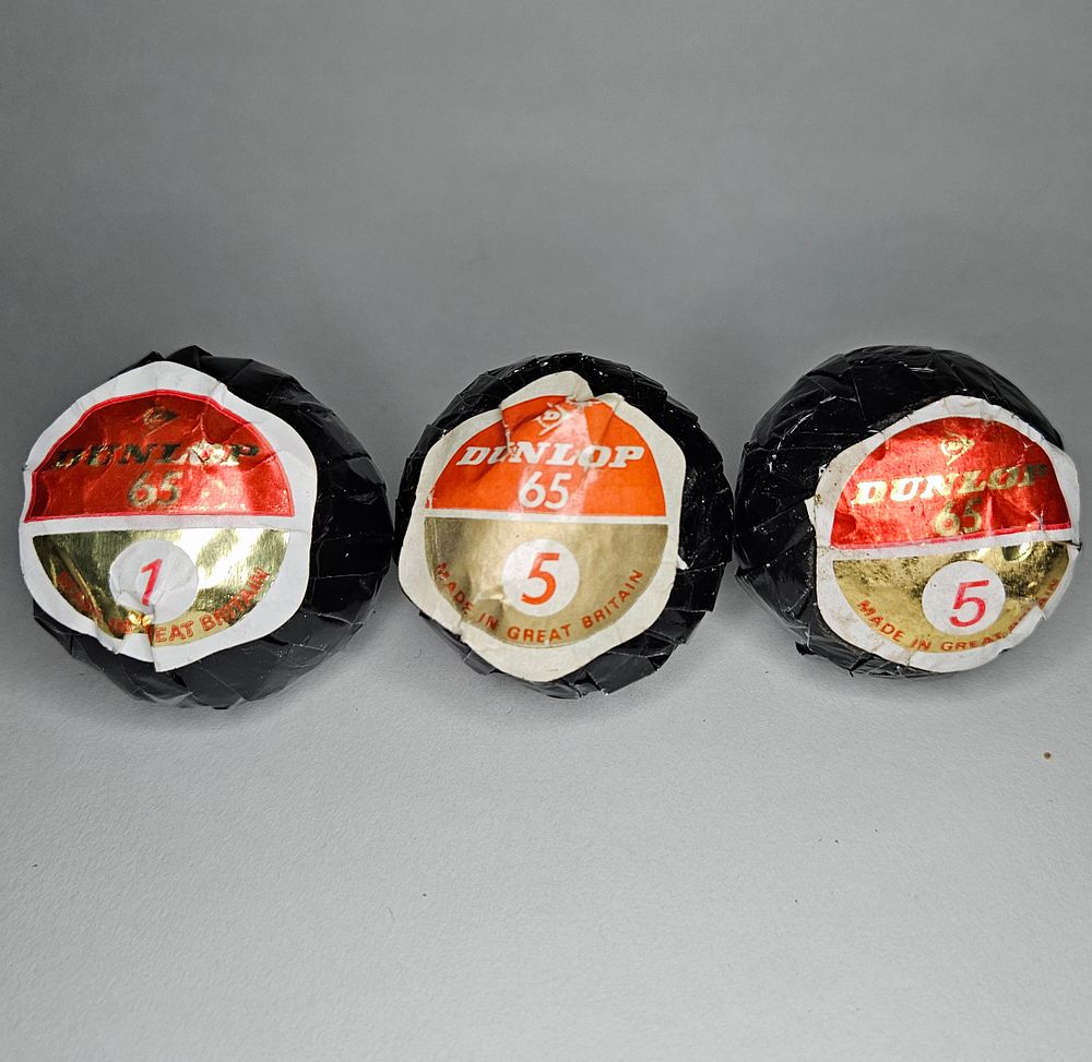 Lot 237: 3 Dunlop 65 Vintage Golf Balls In Original Wrappers