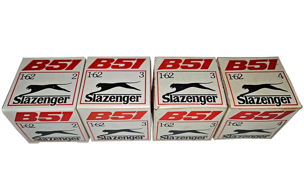 Lot 241: 4 Slazenger B51 1-62 Vintage Golf Balls In Original Boxes