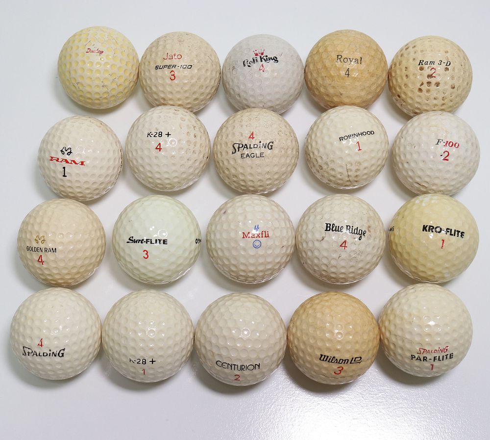 Lot 269: 20 Vintage Golf Balls 1950’s to 1970’s