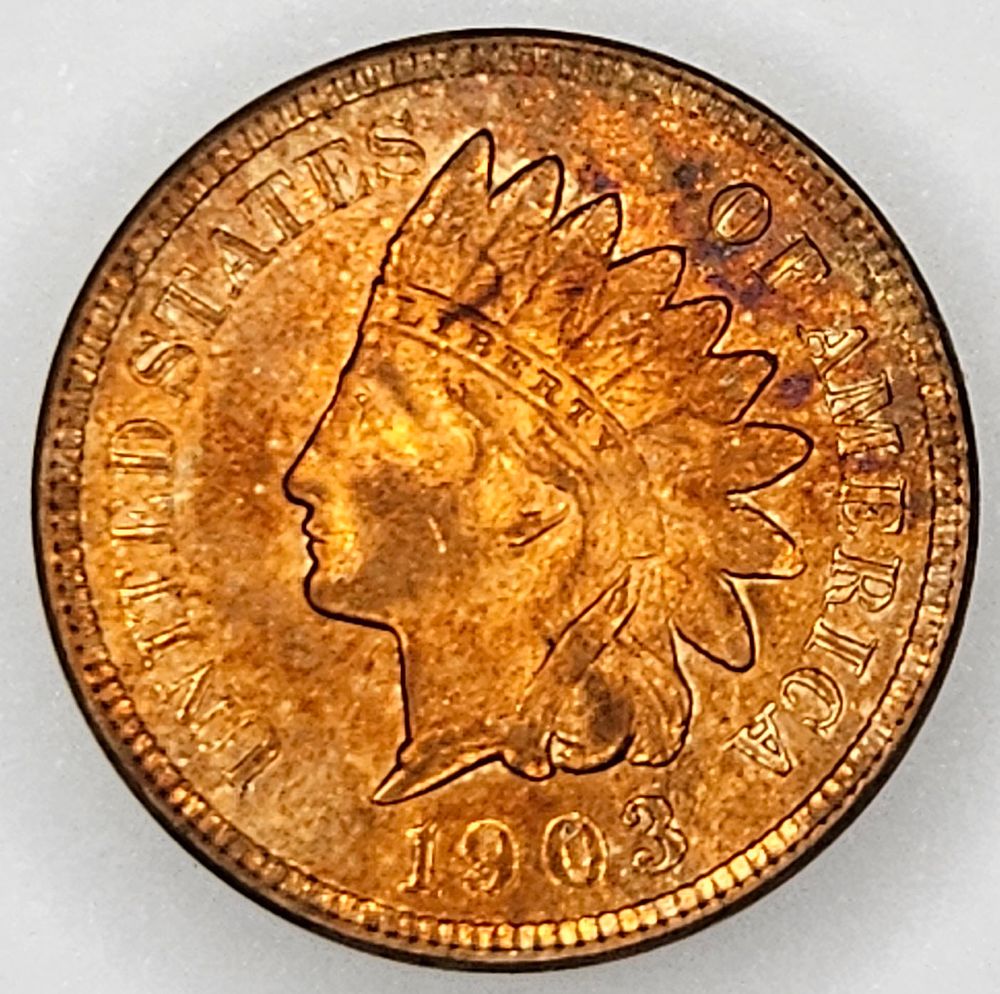 Lot 298: 1903 Indian Penny Coin