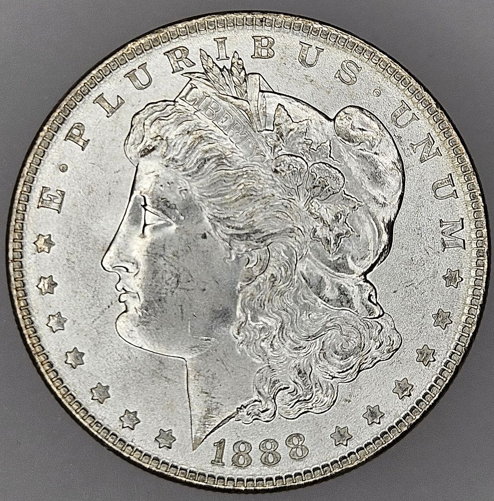 Lot 310: 1888 P Philadelphia Morgan Dollar Silver Very Nice Condition