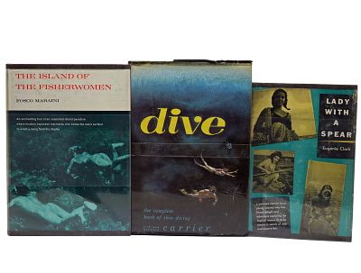 Lady With Spear – Dive – Island Of The Fisherwomen Hardcover. 1951 Lady With A Spear, Harper, by 