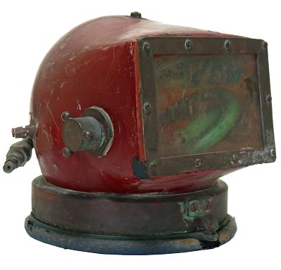 David Clark Co Fiberglass Training Diving Helmet. From the "Cross-Your-Heart" bra to the 