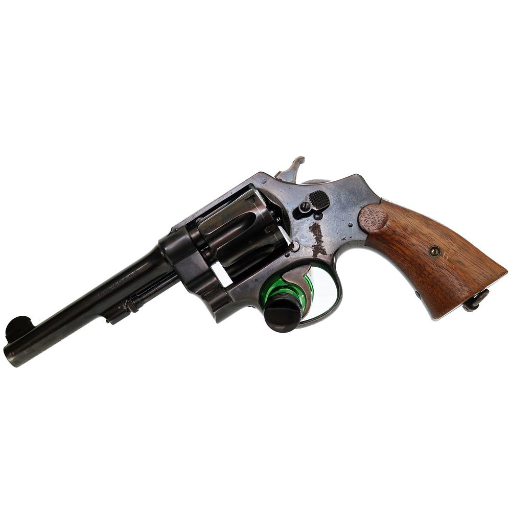 Lot 213: Smith & Wesson 1917 US Army Property World War 1 .45 Pistol w/ Holster