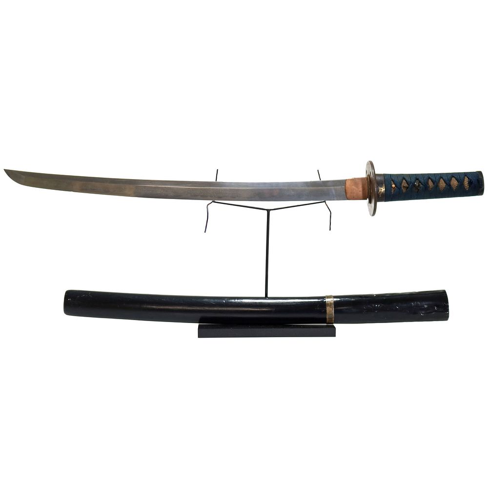 Lot 217: Original Samuri Japanese Katana Sword 26.5 Inches Long