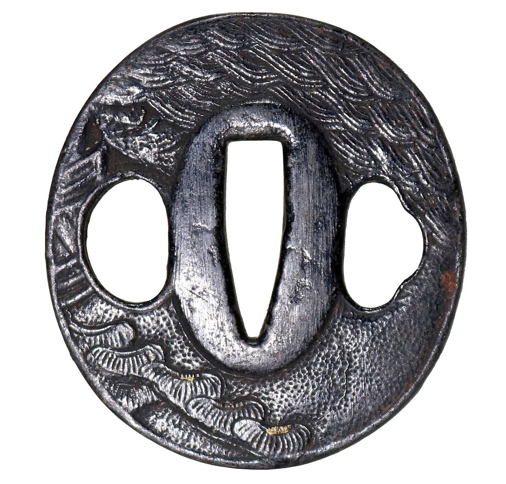 Lot 220: Original Antique Japanese Samuri Sword Tsuba