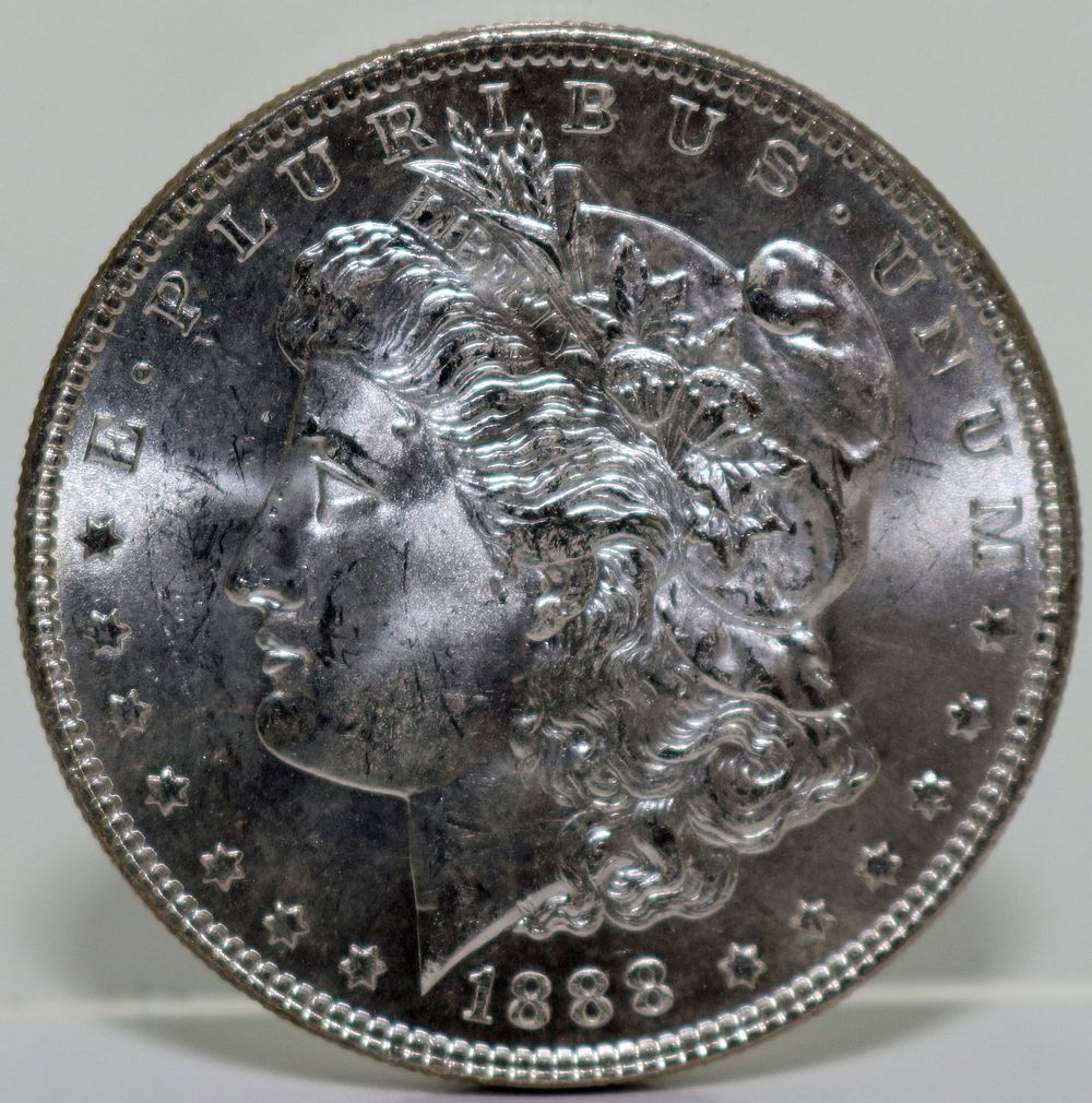 Lot 229: 1888 P US Morgan Silver Dollar Coin