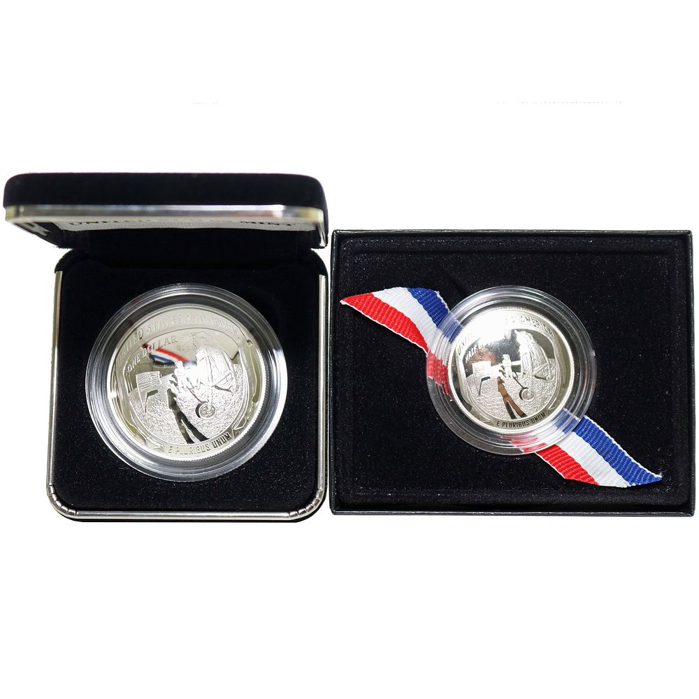 Lot 237: 2019 US Mint Apollo 11 50th Anniversary Proof Silver Coins