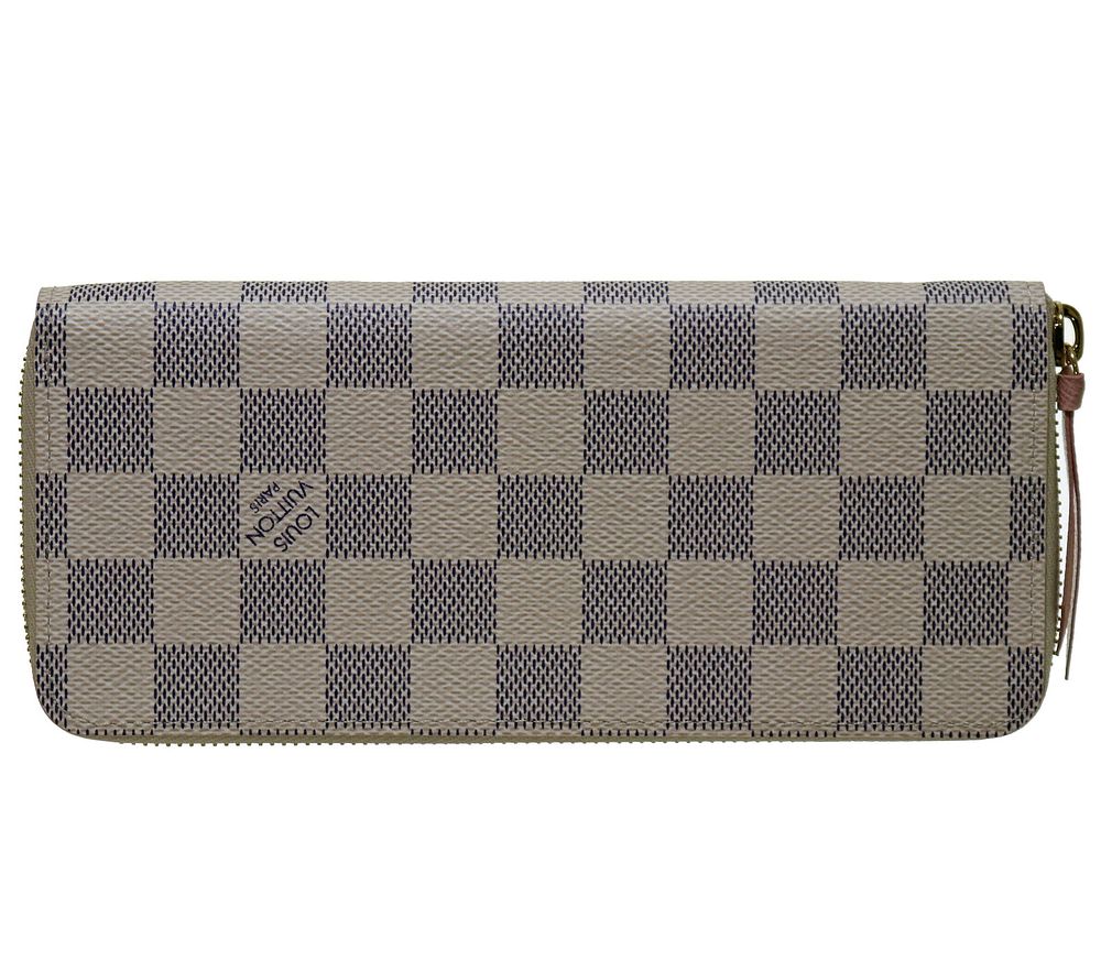 Lot 267: Louis Vuitton Clemence Wallet (Model N61264) In Damier Azur Canvas