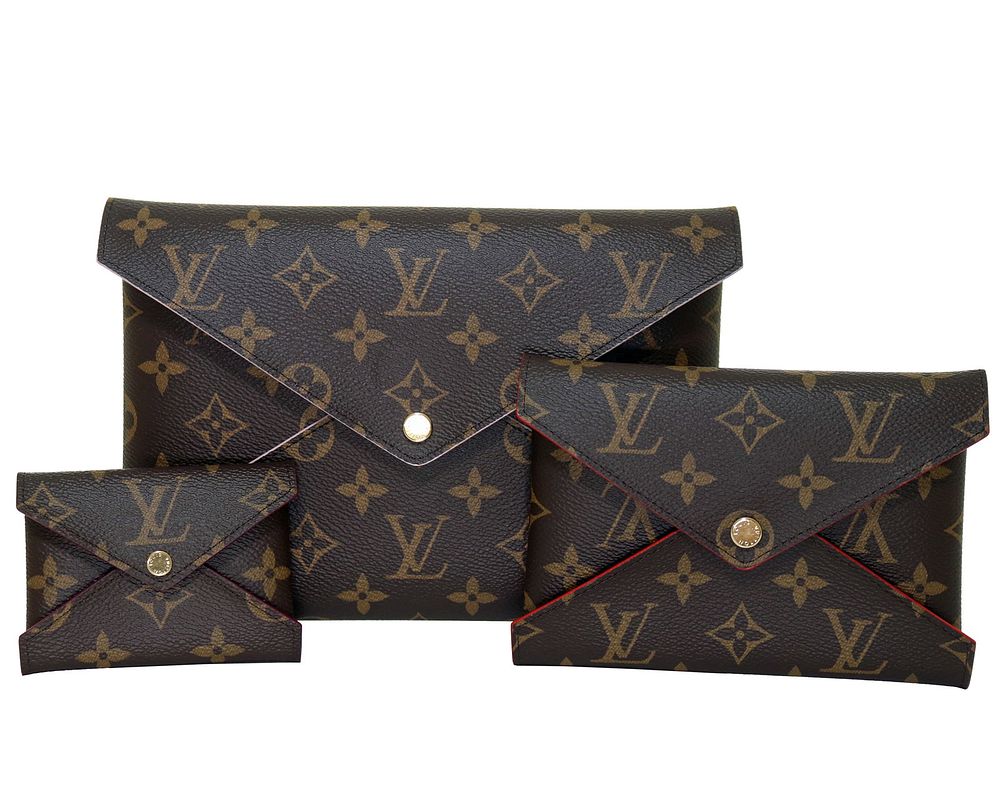 Lot 274: PRISTINE! Louis Vuitton Monogram Kirigami Pochette Set (3-in-1) - Never Used (M62034)