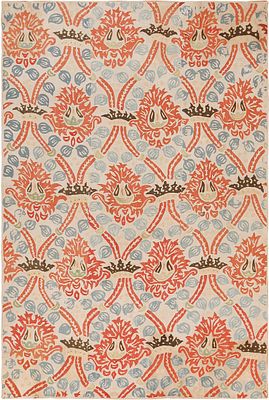 17th Century Antique Ottoman Embroidered Textile 7 ft 1 in x 4 ft 8 in (2.16 m x 1.42 m). 