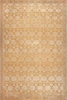 Oversized vintage Silk Rug 21 ft 2 in x 14 ft 1 in (6.45 m x 4.29 m). Curated collection of 