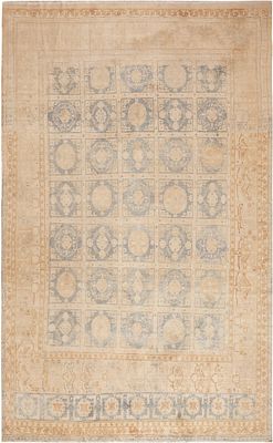 Antique East Turkestan Khotan Rug 15 ft 6 in x 9 ft 7 in (4.72 m x 2.92 m). Curated collection 