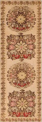 Antique Bessarabian Kilim Rug 13 ft x 4 ft 3 in (3.96 m x 1.3 m). Curated collection of antique 