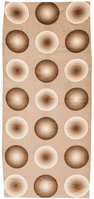 Verner Panton Kreis Vintage Textile 8 ft 7 in x 3 ft 10 in (2.62 m x 1.17 m). Curated collection 