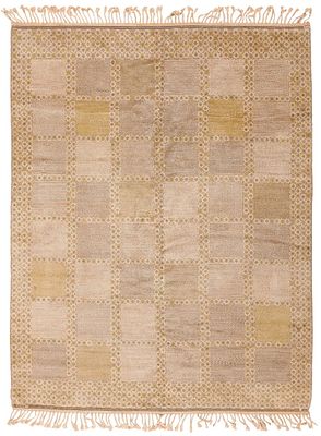 Marta Maas Fjetterstrom Mid Century Modern Swedish Rug 8 ft 3 in x 6 ft 6 in (2.51 m x 1.98 m). C 