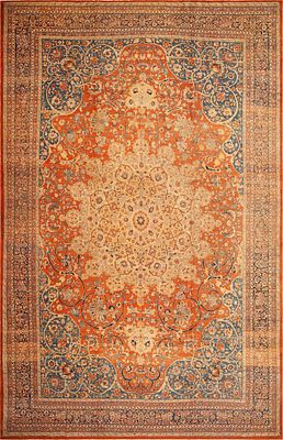 No Reserve - Important Monumental Haji Jalili Tabriz Carpet, Northwest Persia, late 19th century -. 