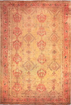 No Reserve - Palace-Size Antique Oushak Carpet, Western Anatolia, circa 1900 - 24 ft 7 in x 16 ft 3