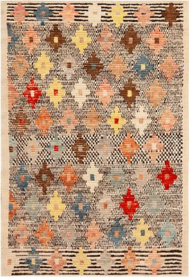 Modern Geometric Rug - 6 ft x 4 ft 2 in (1.83 m x 1.27 m). Curated collection of antique 