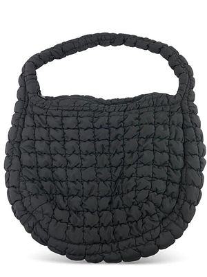 Cos Black Quilted Shoulder Bag. Cos black quilted shoulder bag made from 100% polyester with 