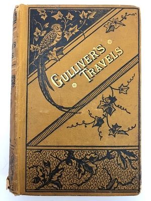 Gulliver’s Travels 1877 Illustrated Edition. Extremely rare 1877 illustrated hard cover edition 