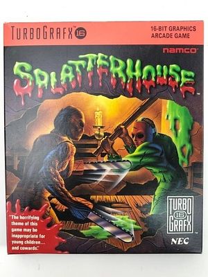 Splatterhouse By Namco For TurboGrafx-16. Splatterhouse video game by Namco for the 