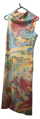 Don Luis de Espana Marbled Maxi Dress. Sleeveless maxi dress by Don Luis de Espa&ntilde;a. Features a 