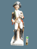 Porcelain statue soldiers from Napoleon's army. A quality item. Heig 22-25 cm. The battery to Image - 5
