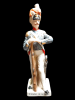 Porcelain statue soldiers from Napoleon's army. A quality item. Heig 22-25 cm. The battery to Image - 1
