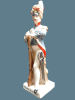 Porcelain statue soldiers from Napoleon's army. A quality item. Heig 22-25 cm. The battery to Image - 3
