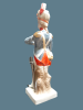 Porcelain statue soldiers from Napoleon's army. A quality item. Heig 22-25 cm. The battery to Image - 4