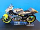 Yamaha YZR 250 motorcycle model of French racer Olivier Jacque from 2000. 1/24 scale model made Image - 3