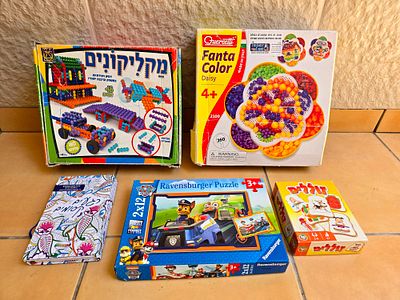 Lot of games and puzzles for children