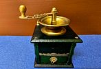 Miniature coffee grinder - perfect reproduction. A replica of an antique coffee grinder includes Image - 2