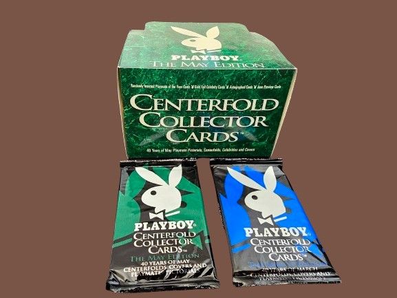 2 sealed packs of Playboy girls from the 1950s to the late 1990s made in the United States. 2 