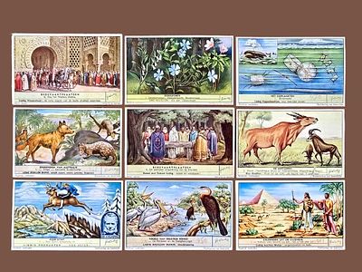 LIEBIG card collection - rare and sought after. The trade cards of the Liebig collection 
An 