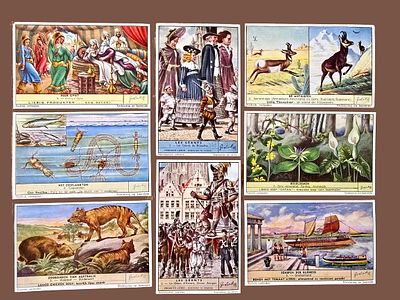 LIEBIG card collection - rare and sought after. The trade cards of the Liebig collection 
An 